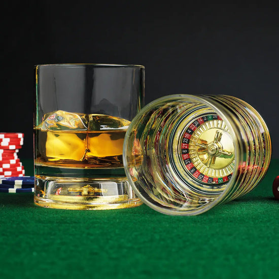 Set/2 Roulette Double Old-Fashioned Glasses