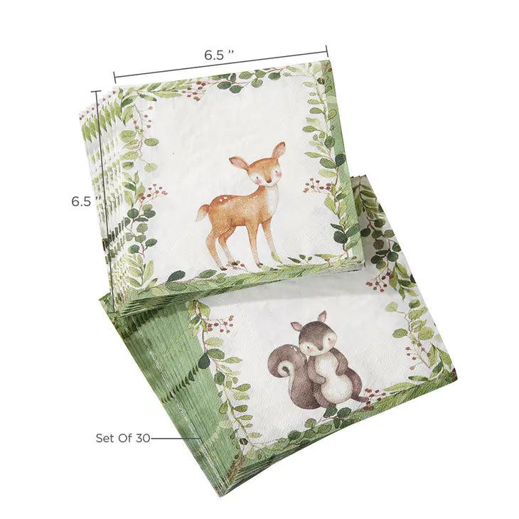 Woodland Baby 2 Ply Paper Napkins (set of 15)