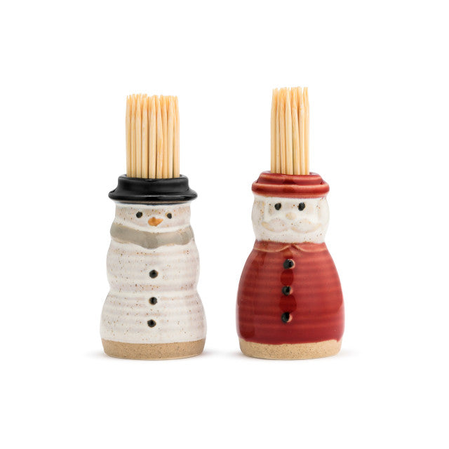 Snow Day Toothpick Holders