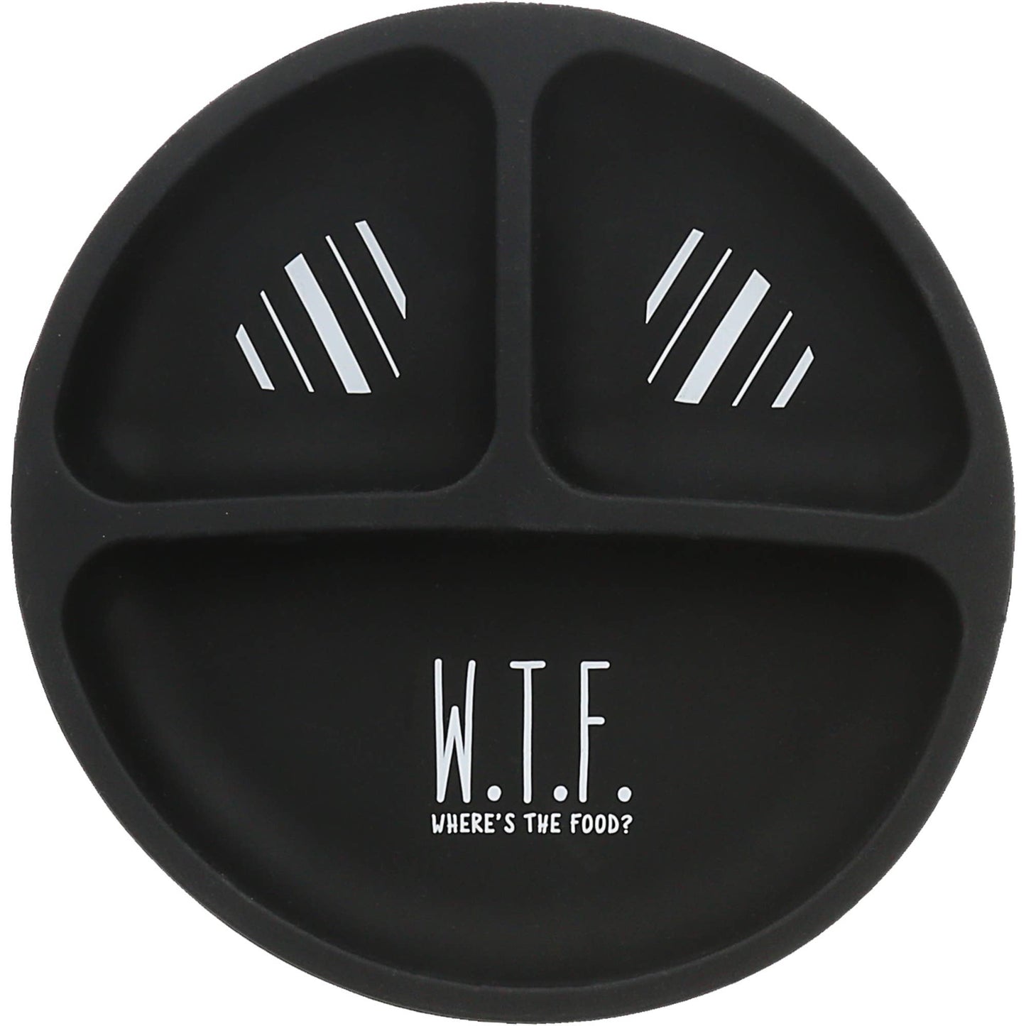 W.T.F. - 7.75" Divided Silicone Suction Plate