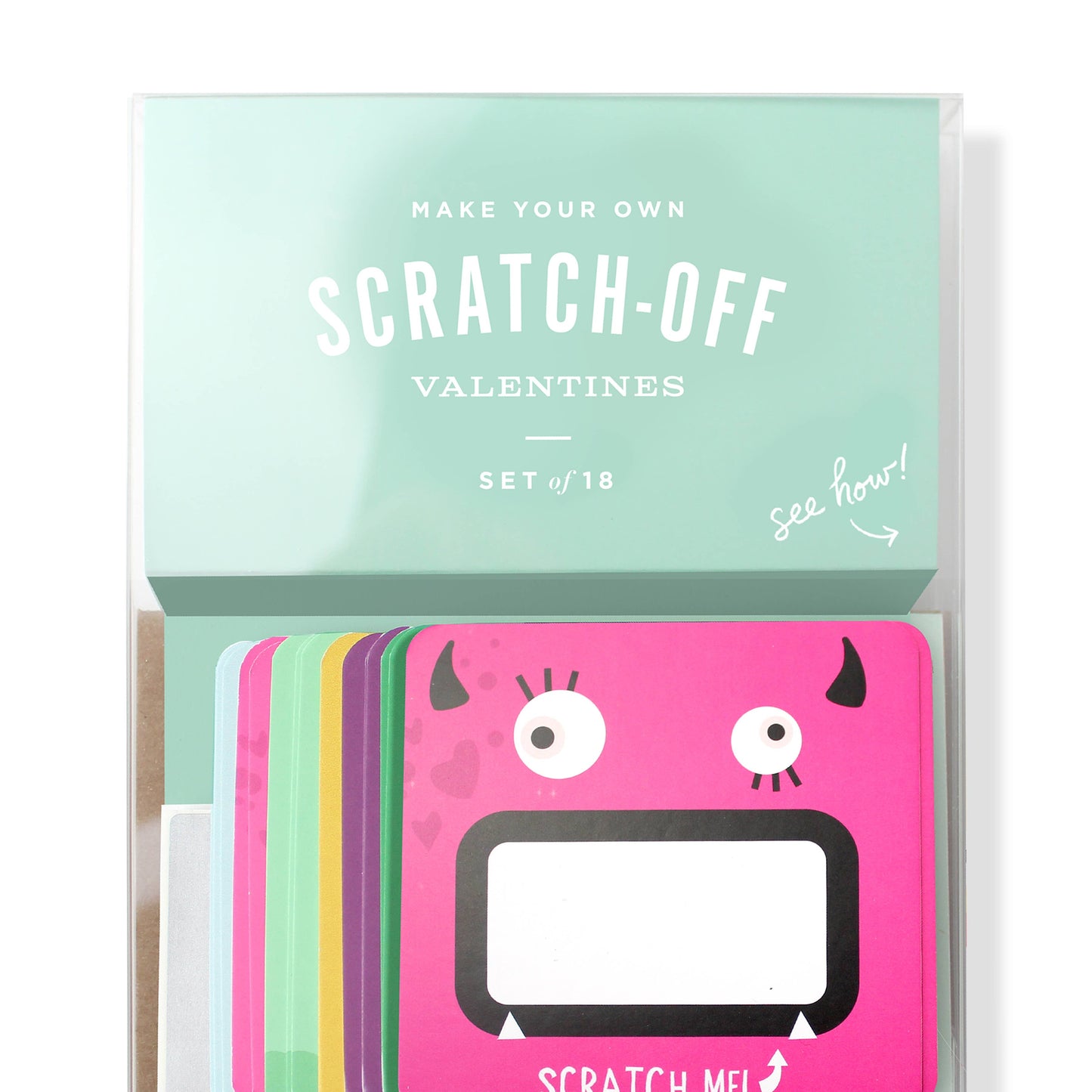 Scratch-off Valentines - Monster