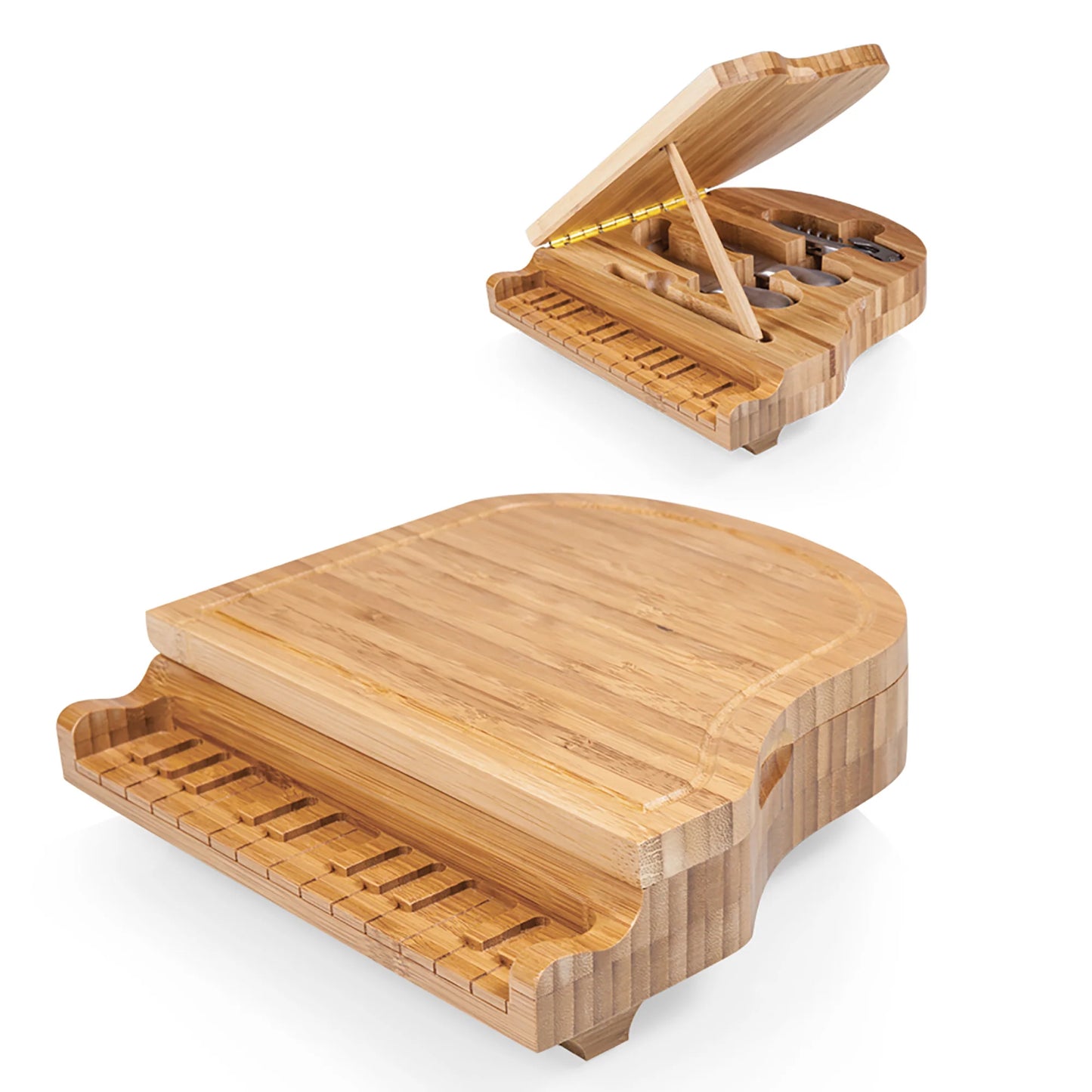 Piano Cheese Cutting Board & Utensils Set