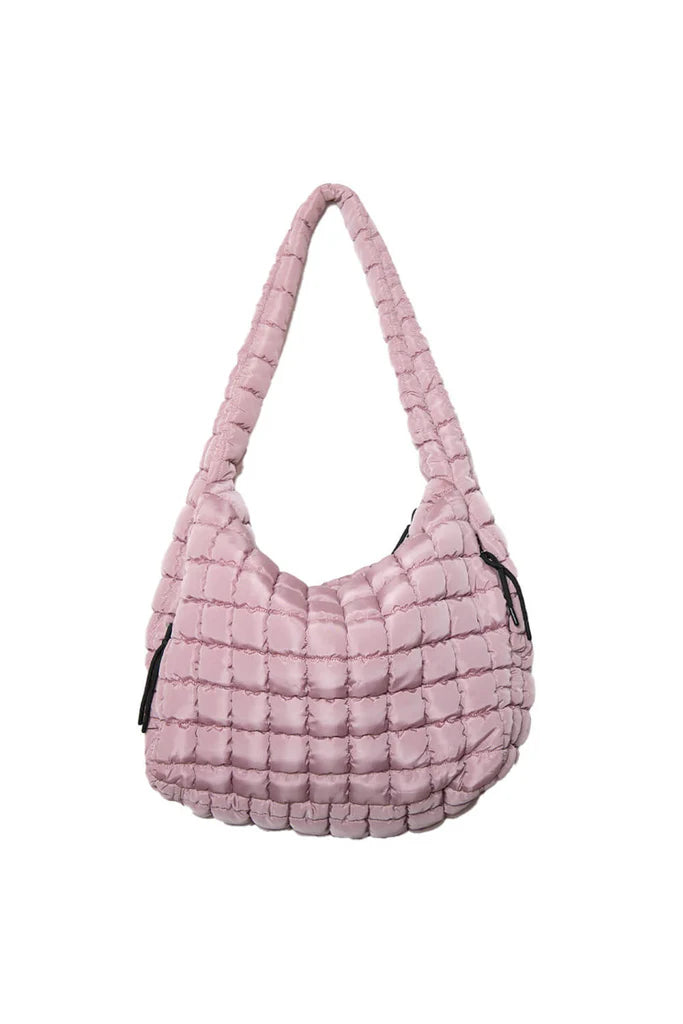 Mauve X-Large Quilted Tote