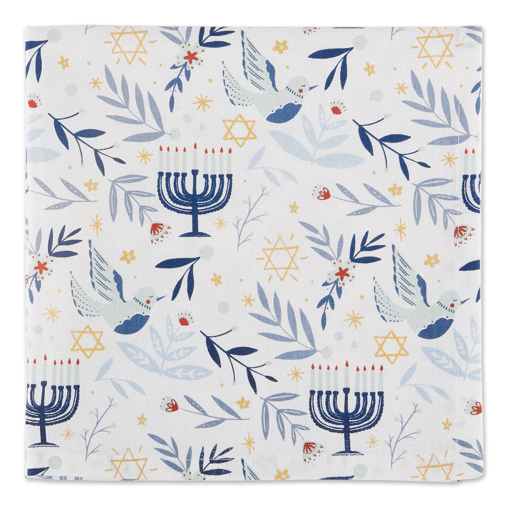 Hanukkah Blessings Printed Napkin