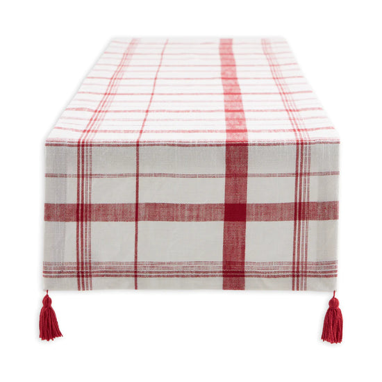 North Pole Plaid Table Runner