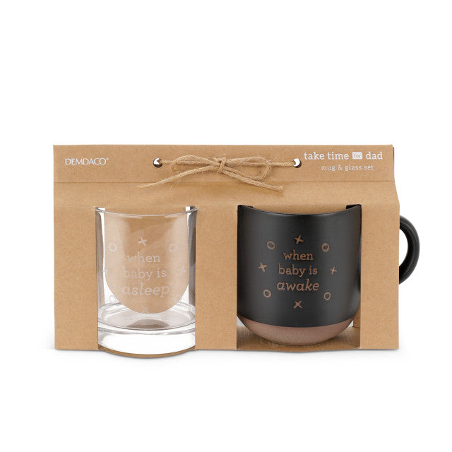 When Baby Wakes/Sleeve Mug & Whiskey Glass Set