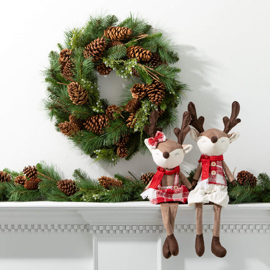 14.25" Plush Reindeer Games Figurines