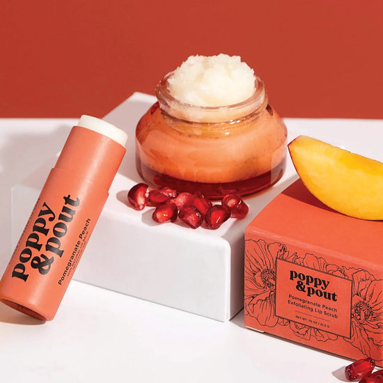 Pomegranate Peach Lip Care Duo Gift Set