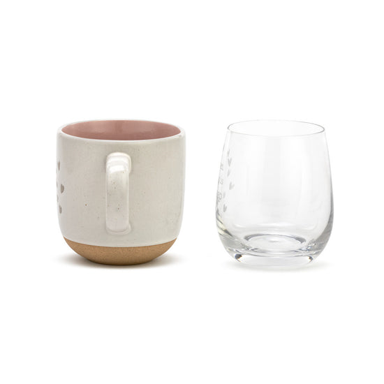 Mug & Glass Set - When Baby Wakes/Sleeps