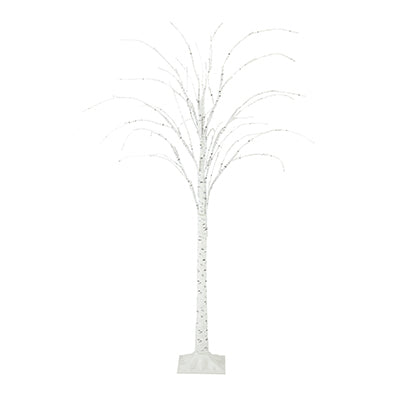 Medium Whimsy White Tree with Lights