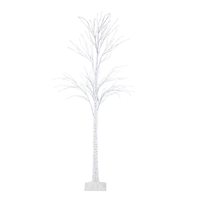 Lg Whimsy White Tree with Lights