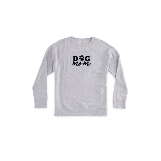 Adult Dog Mom Grey Sweatshirt