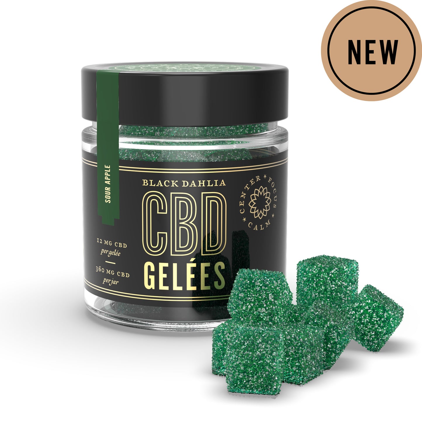 Sour Apple CBD Gelées