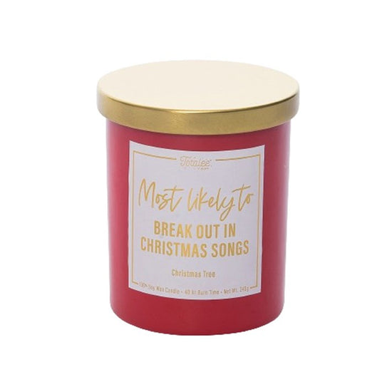 Break Out In Christmas Songs Soy Candle