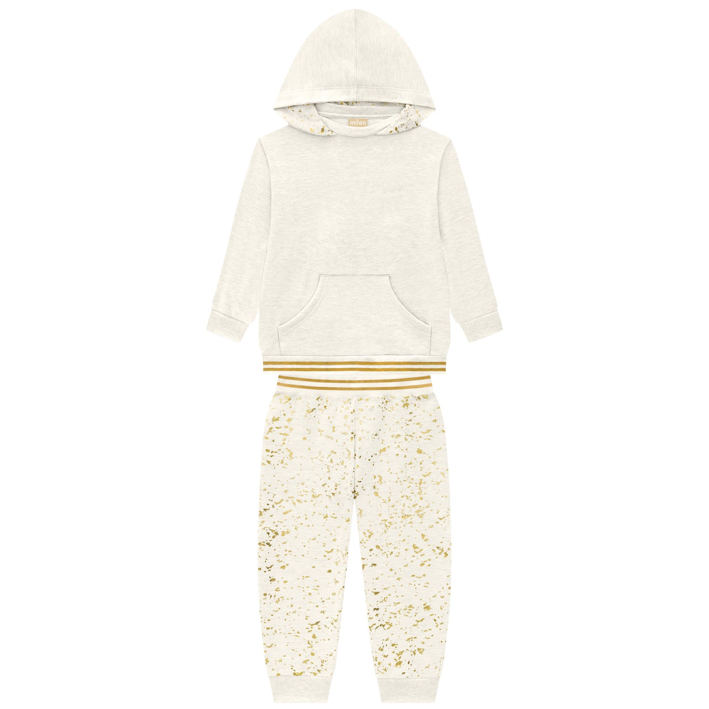 Heathered/Gold Sweat Set