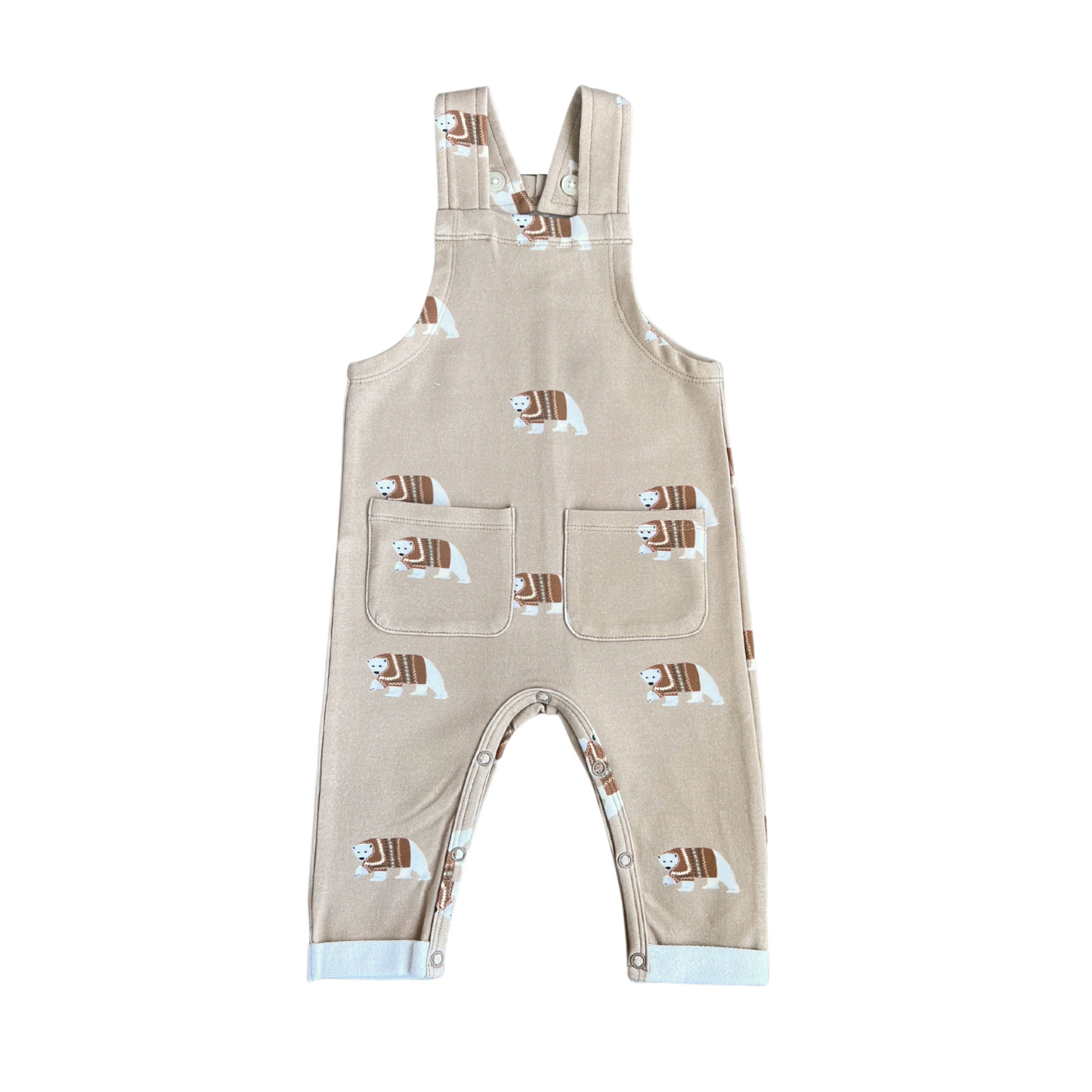 Polar Bear Pocket Overalls