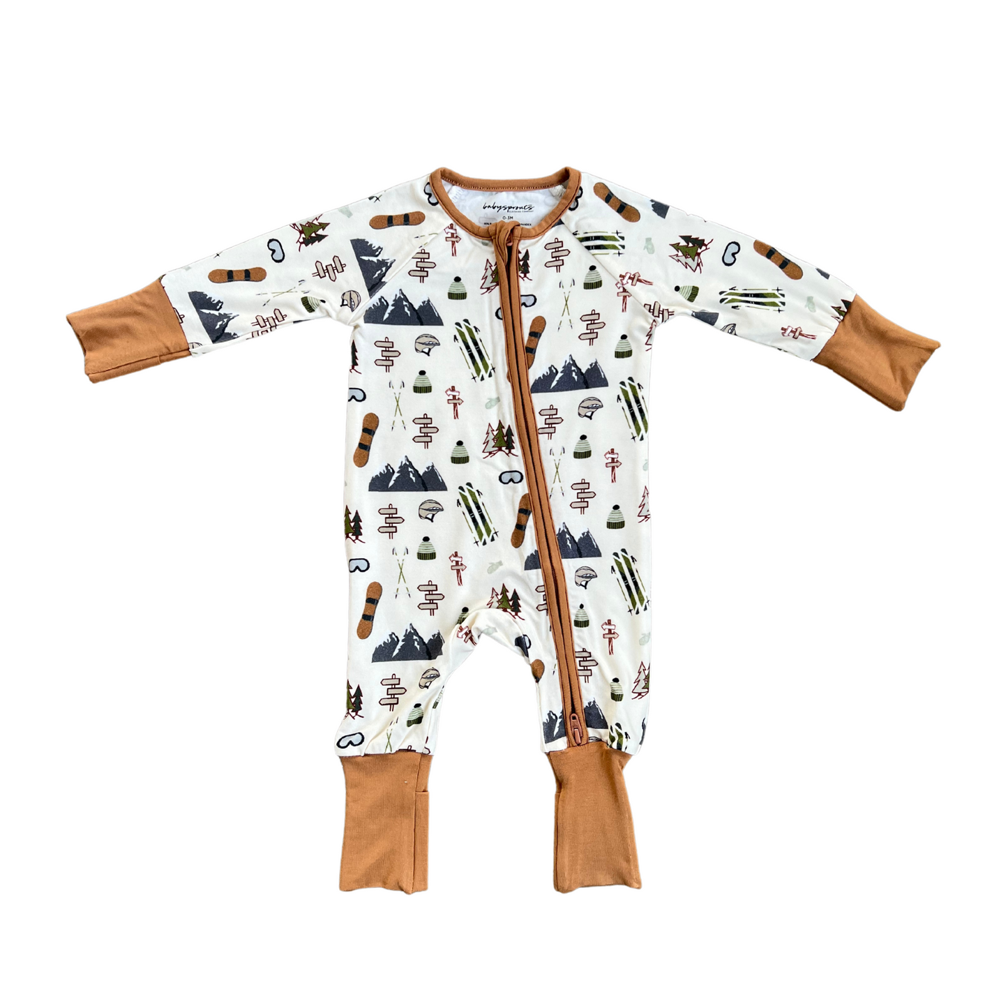 Winter Ski Bamboo Romper