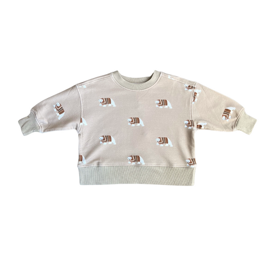 Polar Bear Boxy Sweatshirt