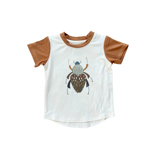 Brown Bug Colorblock Bamboo Tee