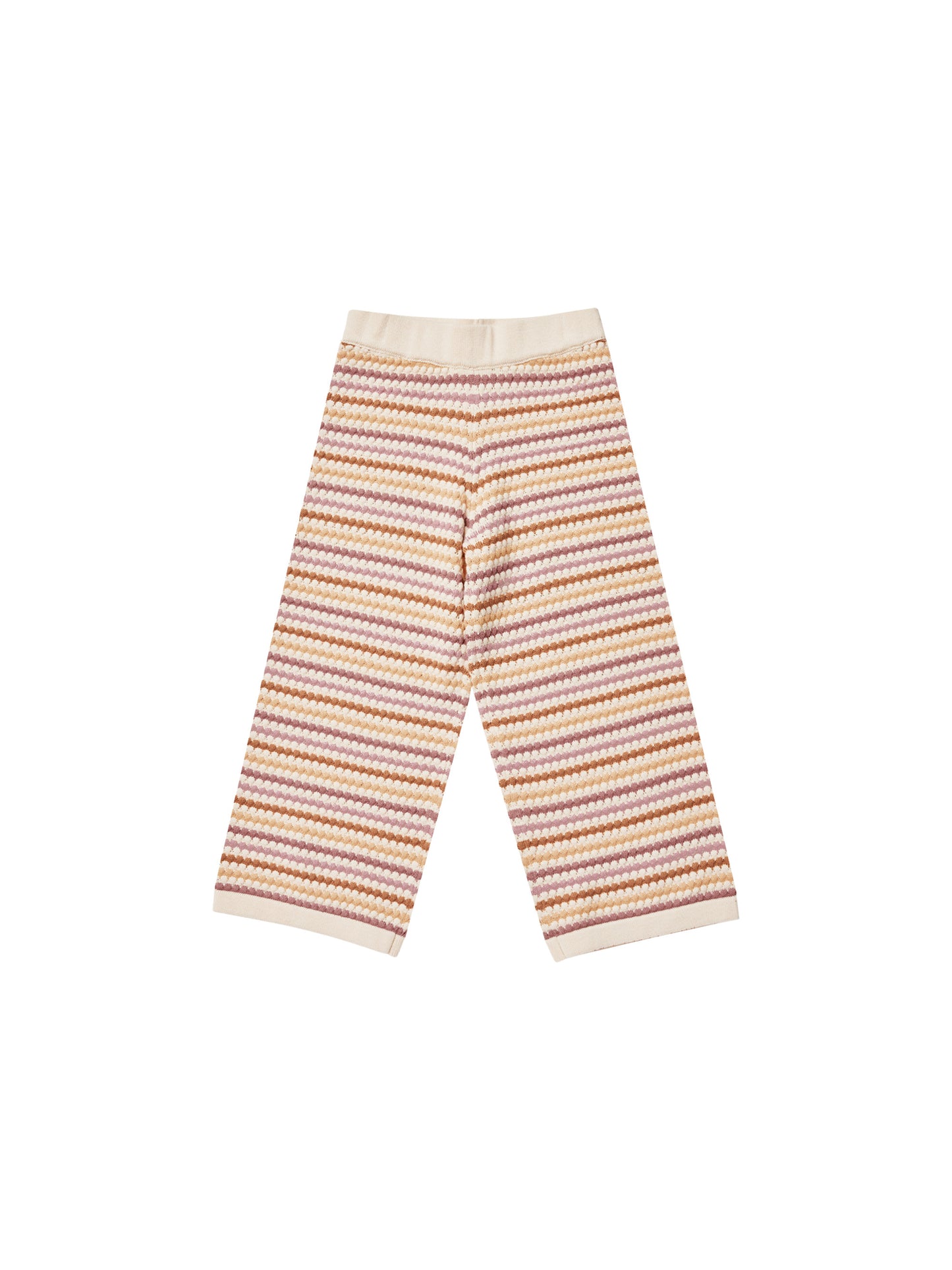 Honeycomb Knit Stripe Pant
