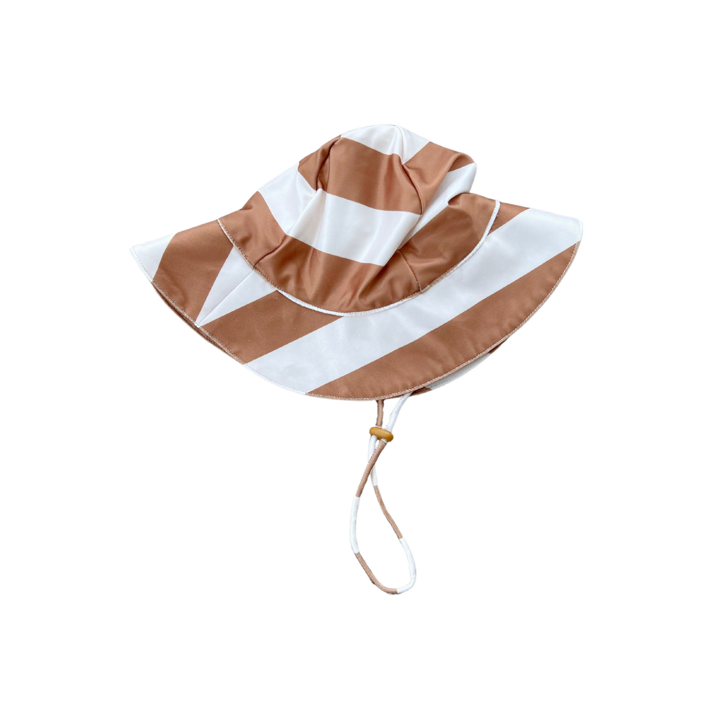 Stripe Toffee Swim Hat