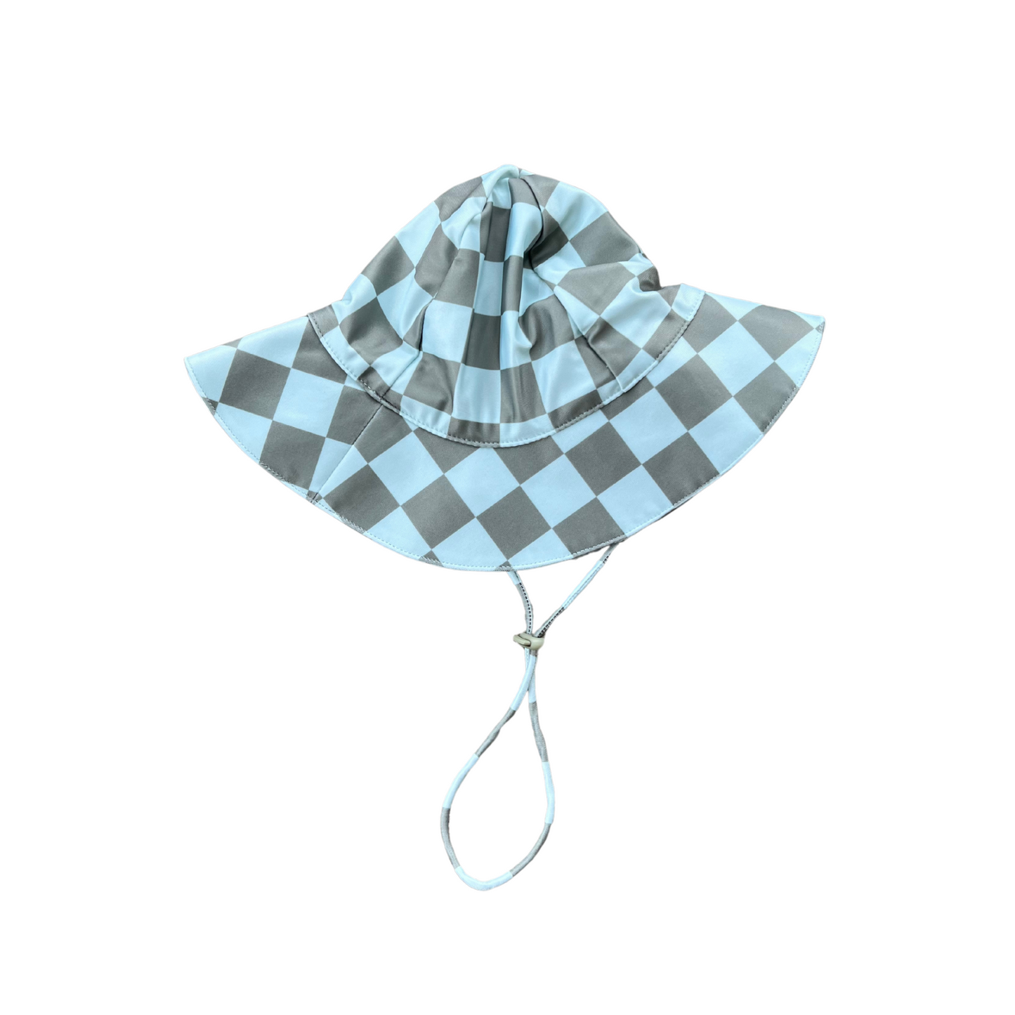 Seaglass Checkered Swim Hat