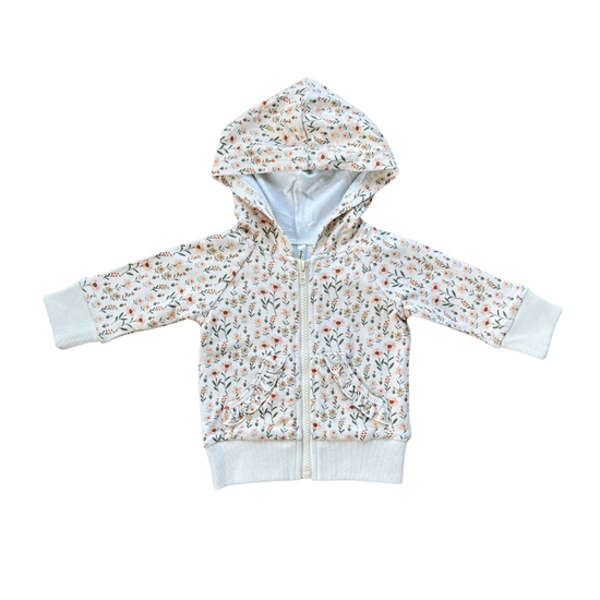 Daisy Field Hooded Zip Jacket