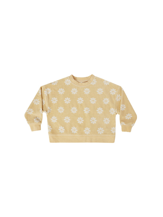 Boxy Pullover in Daisy Floral