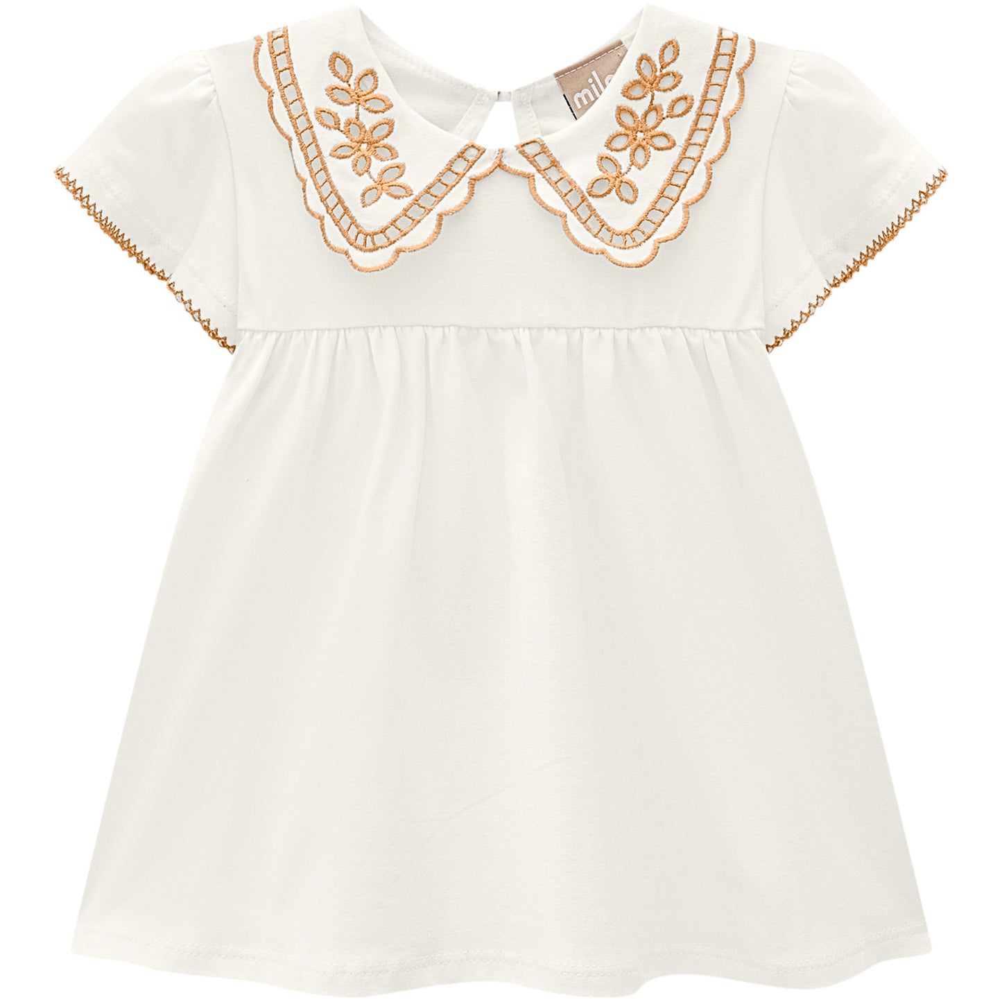 Embroidered Collar/Short Set