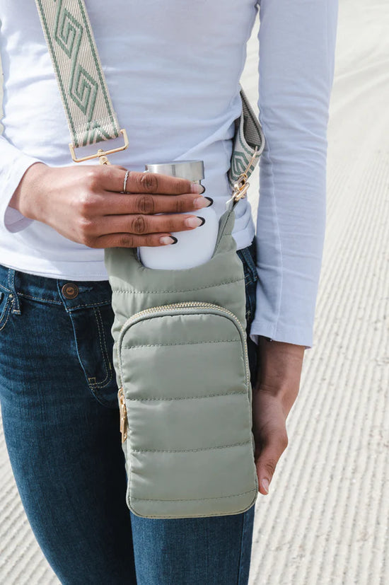 Sage Green HydroBag™ with Tan/Green Strap