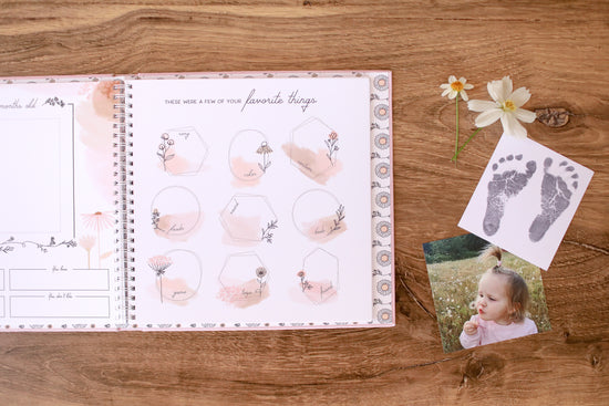 Blush Luxury Baby Book