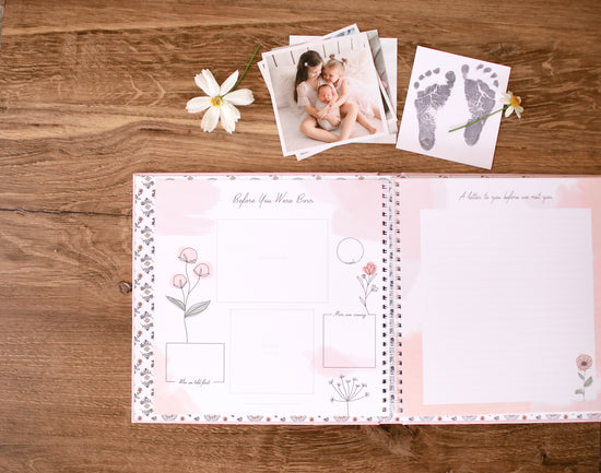 Blush Luxury Baby Book