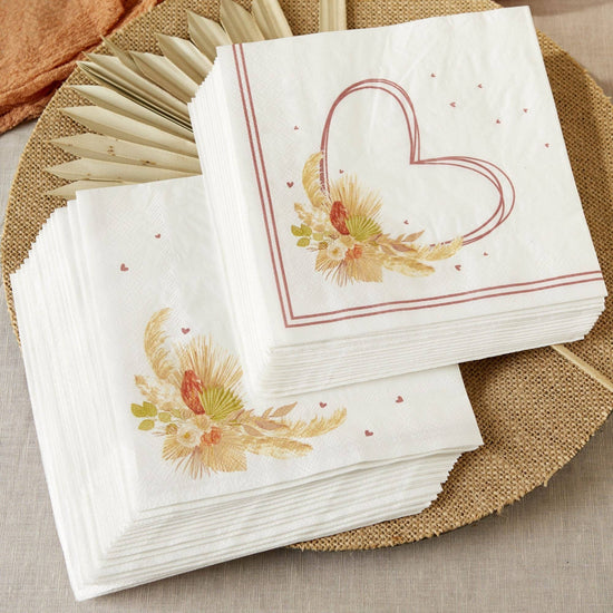 Boho 2 Ply Paper Napkins (Set of 30)