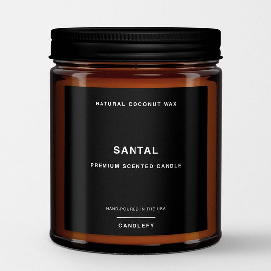 Santal: Premium Scented Candle Made With Natural Coconut Wax