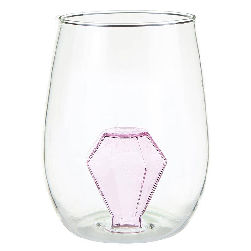Diamond Stemless Glass
