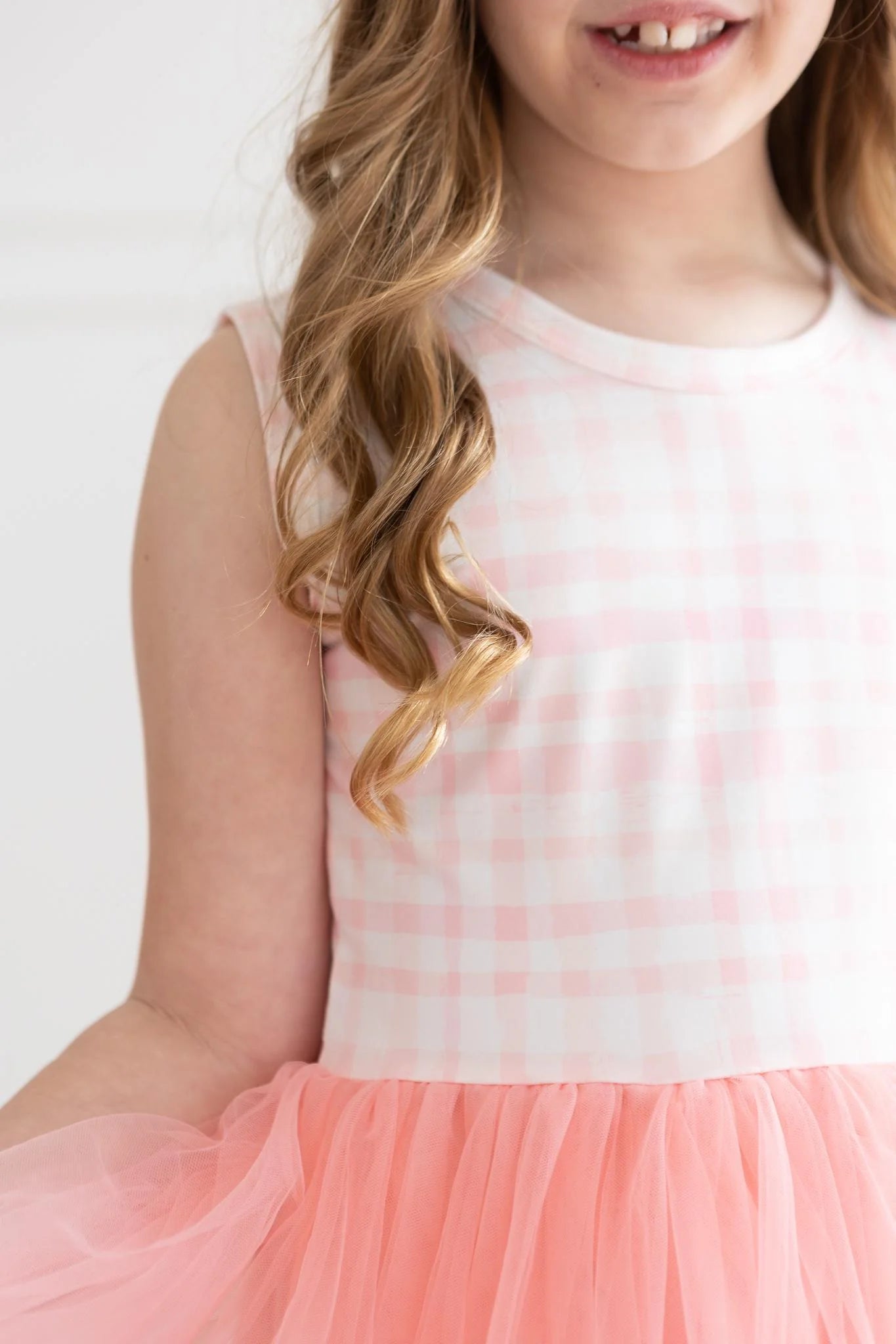 Pink Gingham TuTu Dress