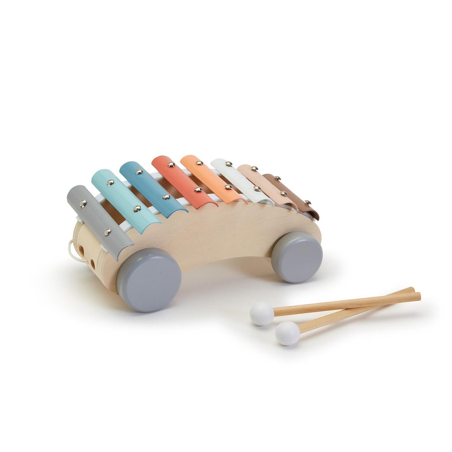 Xylophone Roller Pull Along with 2 Mallets in Gift Box