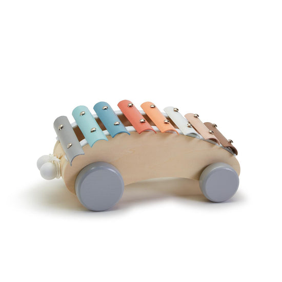 Xylophone Roller Pull Along with 2 Mallets in Gift Box