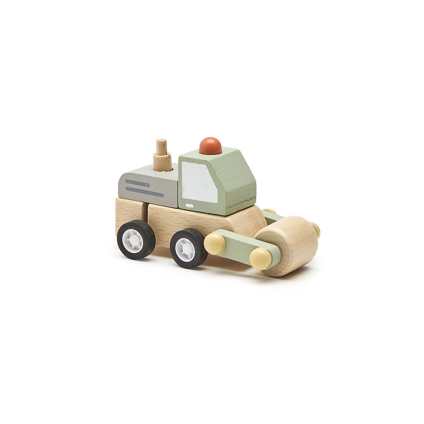 Construction Vehicle Hand-Crafted Wooden Wind Up Toys