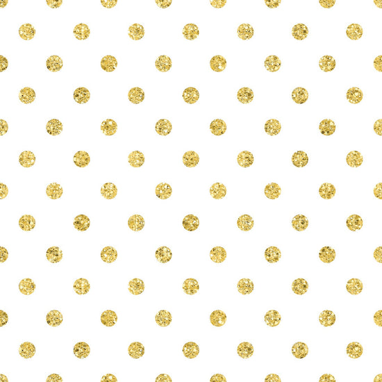 Gold Dots on White Wrap - Jumbo