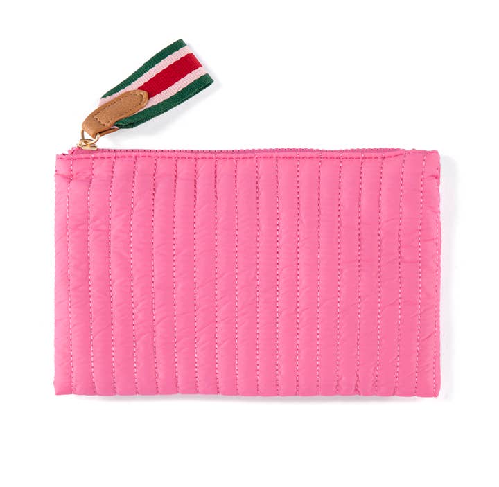 Ezra Small Zip Pouch Pink