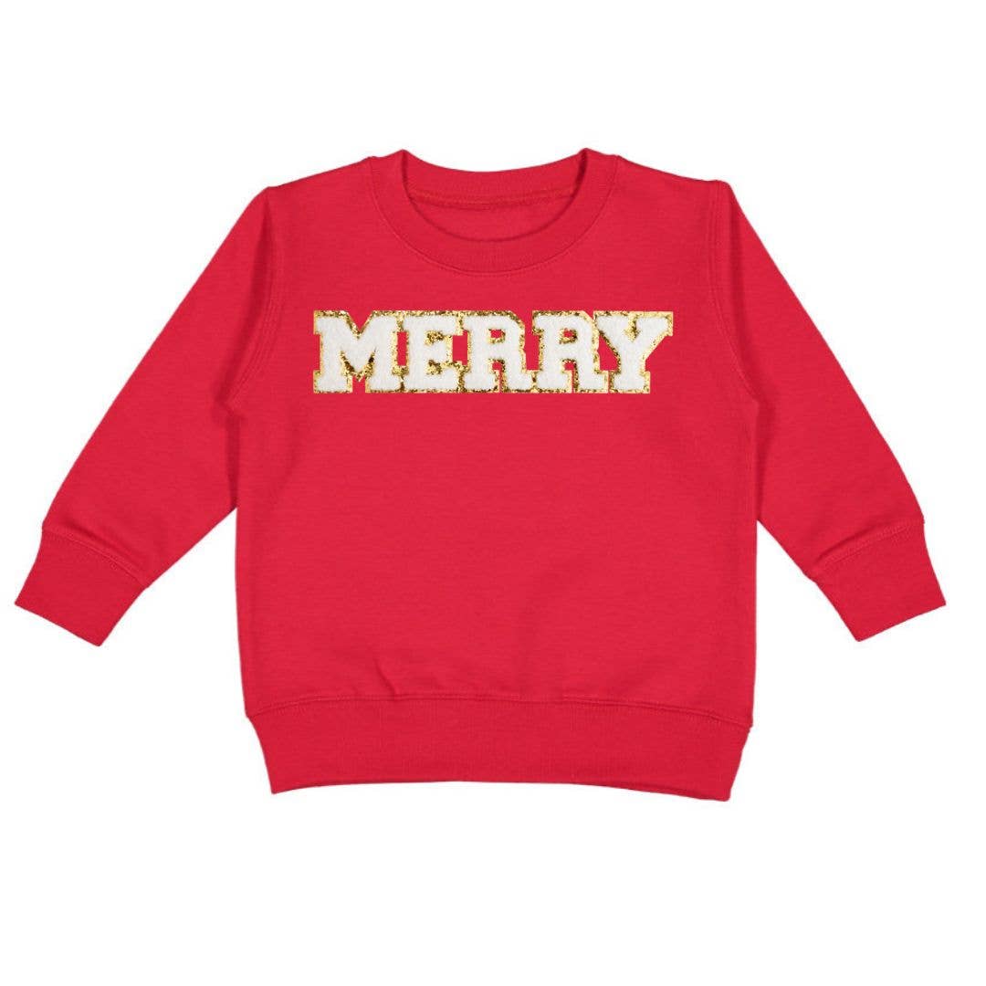 Merry Patch Christmas Sweatshirt