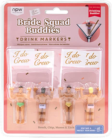 Bride Squad Drinking Buddies, 4 Count