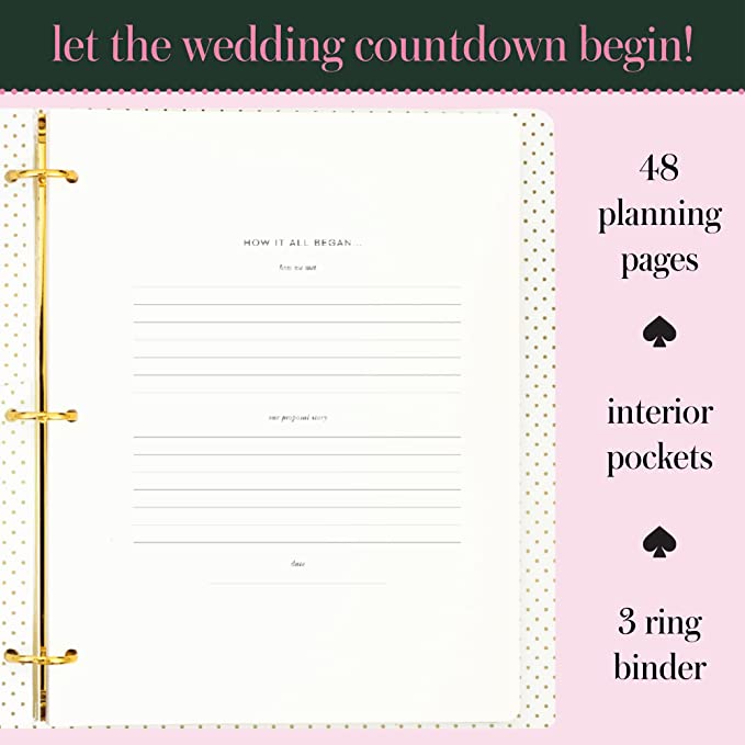 Wedding Planning Book & Organizer by Kate Spade, Yes Yes yes! To do lists, notes, budgeting