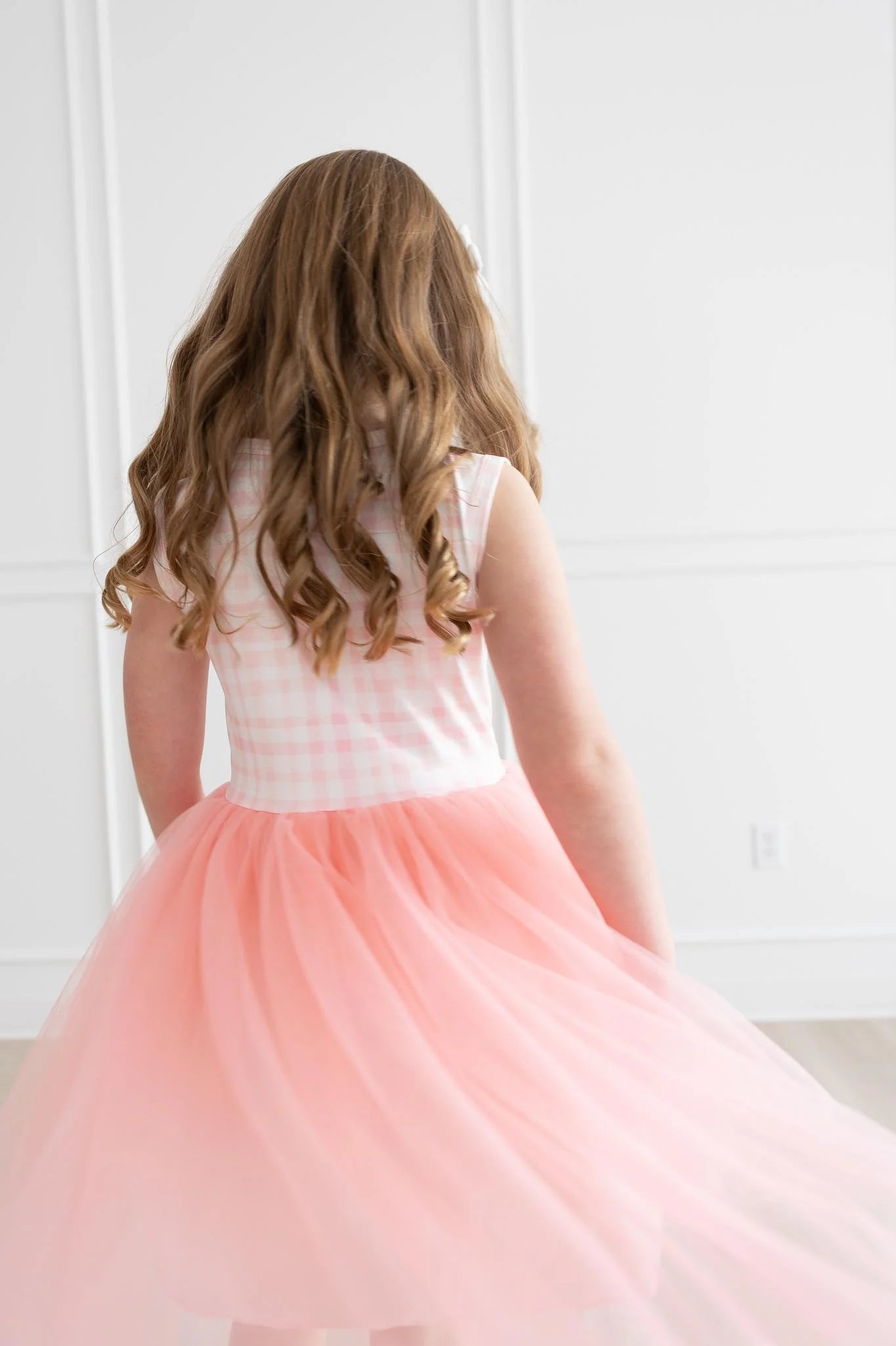 Pink Gingham TuTu Dress