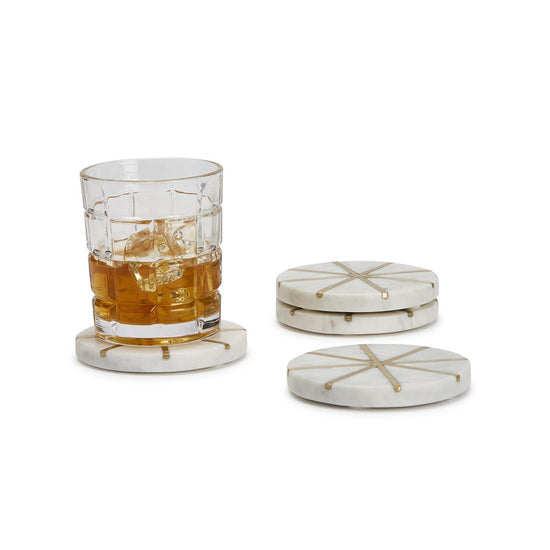 Marble Coasters, Set of 4