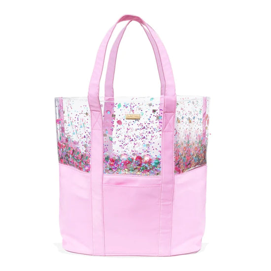 LARGE PINK CONFETTI TOTE