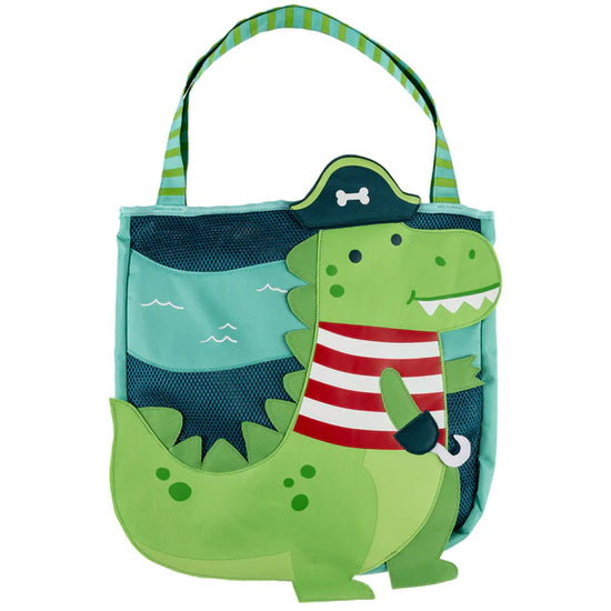 Dino Beach Tote with Sand Toys