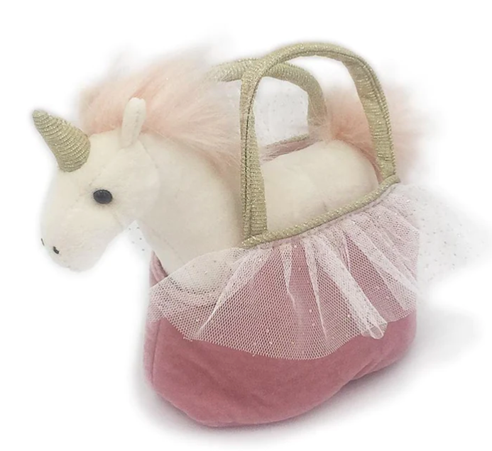 Mini Unicorn Plush Doll & Toy Purse