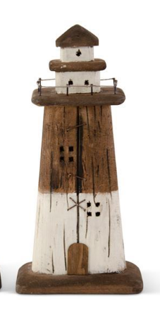 Small Rustic Wood Lighthouse